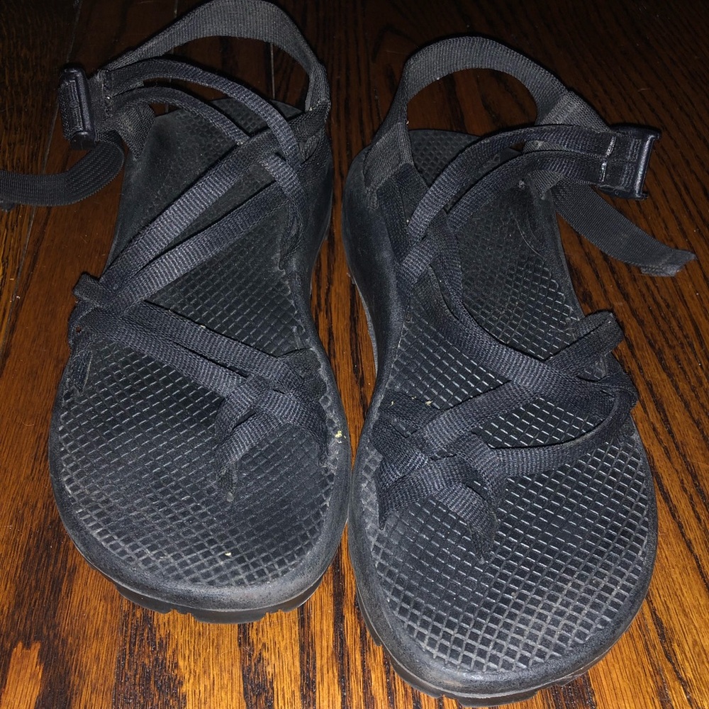 Black Double Strap Chacos